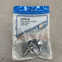 Selecta On/Off Toggle Switch SS208P-BG NOS - $25.53