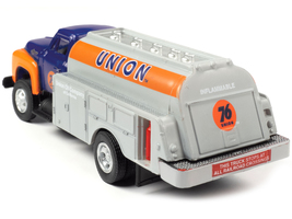 1954 Ford Tanker Truck Dark Blue and Orange &quot;Union 76&quot; 1/87 (HO) Scale Model by  - £28.48 GBP
