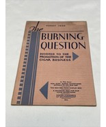 Vintage The Burning Question August 1930 Tobacco Magazine Paper Ephemera... - €17,18 EUR