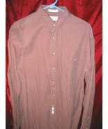 Mens John Weitz Long Sleeve Cotton Button Shirt 16 Sz L - £10.27 GBP
