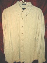 Mens Van Heusen Long Sleeve Cotton Button Shirt XL - $12.50