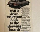 Honda Accord Print Ad Advertisement 1981 pa10 - £6.22 GBP