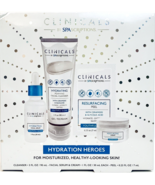 SpaScriptions Clinicals Hydration Heroes 4 Pc Skin Care Set With Hyaluro... - £14.85 GBP