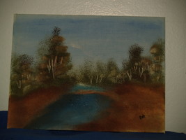 Oil Painting of Birch Lingers 1 of 2 - $100.00