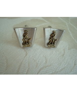 Vintage Silver-tone Cuff Links ~ Minuteman - $10.00