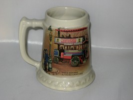 McCoy Beer Stein with Steam Omnibus by Thornycroft 1902  - £19.66 GBP