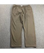 Champion Sweatpants Women&#39;s 2XL Brown Eco Drawstring Stretch Cotton Blen... - $27.90 CAD
