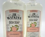 2 J.R. Watkins Grapefruit Dish Soap 24 Ounce Free from DyesRare Bs273 - $63.57