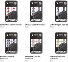 MLB White Dominoes Game by Masterpieces Puzzles -Select- Team Below - £21.20 GBP