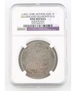 (1492-1538) Pays-Bas Argent Stuvier (NGC Détail Fin) Gelderland Delmonte... - €515,23 EUR