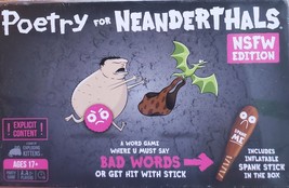 Poetry for Neanderthals Game NSFW Edition (by Exploding Kittens) Ages 17+ NEW - £19.51 GBP