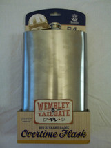 Huge 64oz Whiskey Flask Stainless Steel Wembley Overtime Flask Great Gift - £19.26 GBP