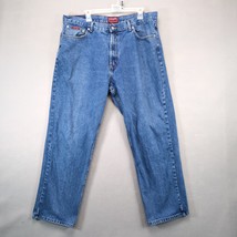Vtg Chaps Men&#39;s 38x30 Jeans Baggy Denim Straight Leg 100% Cotton Skater ... - $24.00