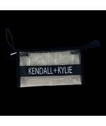 Kendall Kylie Clear Cosmetic Bag Black Trim Small Women Makeup Clutch New - $176.57 MXN