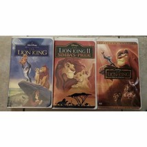 Disney - Lion King VHS Lot (3) . Rare, Collector’s Editions - £39.00 GBP