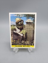 Sesame Street 1992 Ctw #63 Oscar the Grouch Cactus Asking For Help Trading Card - $3.45