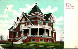 Vtg Postcard 1907 UDB Lincoln NE, Fairview Home Of William Jennings Bryan P9 - £5.41 GBP