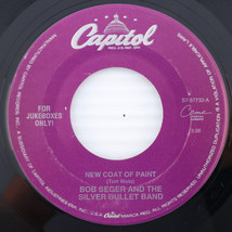 Bob Seger - New Coat Of Paint / Blind Love 1991 45 rpm 7&quot; Single Record S7-57732 - £8.59 GBP