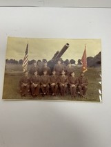 Original 1950&#39;s 60&#39;s US Army Officers Group Photo 7th Army Field Artillery - £31.86 GBP