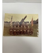 Original 1950&#39;s 60&#39;s US Army Officers Group Photo 7th Army Field Artillery - £31.56 GBP
