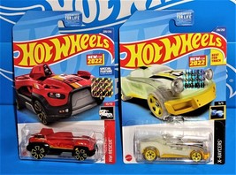 Hot Wheels Factory Set New For 2022 Lot of 2 Lightnin&#39; Bug &amp; Drone Duty - $4.95