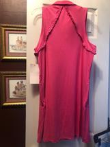 NWT Ladies GOTTEX Strawberry Ruffle Sleeveless Golf & Tennis Dress S M L XL image 4