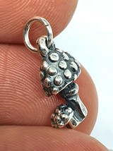 Toadstool Charm Fly Agaric 925 Sterling Silver Bracelet Charm Cute Detailed - £10.09 GBP