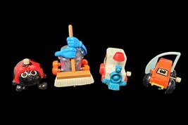 Vintage Tomy Wind-up 1970&#39;s Singapore Flip Flopper Lady Bug Train Trash ... - $30.87