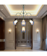 Art Deco Nickel Ceiling Chandelier Petitot - $2,556.73 CAD