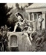 Downfall Of Miltiades Athens 1913 Greek Plate Print 2 Page History DWAA14 - €34,33 EUR