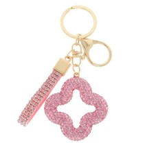  Jeweled Four Leaf Clover Keychain - $25.55