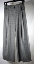 Pedro Del Hierro Madrid Womens Dress Wool Pants Herringbone 0 Gray - £62.76 GBP