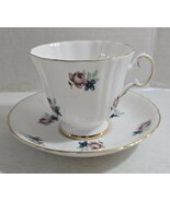 Vintage Royal Grafton Floral Design Fine Bone China Cup &amp; Saucer Made in... - $346.16 MXN