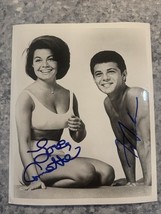 Original Photo 8 X 10 Autograph Annette Funichello And Frankie Avalon Au... - $272.25