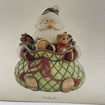 Fitz &amp; Floyd Santa&#39;s Big Day Cookie Jar *Rare* New Sealed In Package - £39.31 GBP