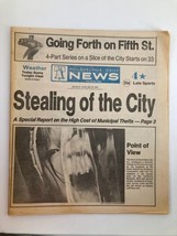 Philadelphia Daily News Tabloid January 28 1985 David Betz-Zall &amp; Adrian... - £22.34 GBP