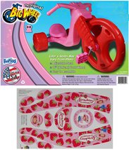 The Original Big Wheel Trike Red/Pink Limited Edition for Girls 16&quot; w/ Strawberr - £110.21 GBP