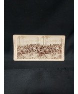 1898 Spanish American War STEREOVIEW Father Brown Preaching To Rough Rid... - $199.91 MXN