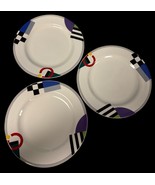 Set of 3 Mikasa Maxima HIGH SPIRITS Super Strong China 8” Dessert Plates... - $33.90 CAD