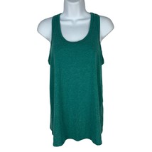 Athletic Works Womens Size M Blue Heather Racerback Tank Top Lightweight - $17.63