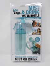 Total Vision Products 18 oz. Plastic Mist &amp; Drink Water Bottle - New - £10.31 GBP