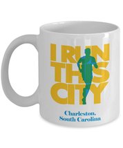 I Run Charleston City, South Carolina Running Coffee &amp; Tea Gift Mug Cups... - £15.56 GBP+