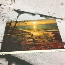 Vintage Postcard Shimmering Sunset Michigan Beautiful Rays Of Sunlight - £5.42 GBP