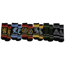 Harry Potter Icons Women&#39;s 6-Pair Pack of Low Cut Socks Multi-Color - $19.98