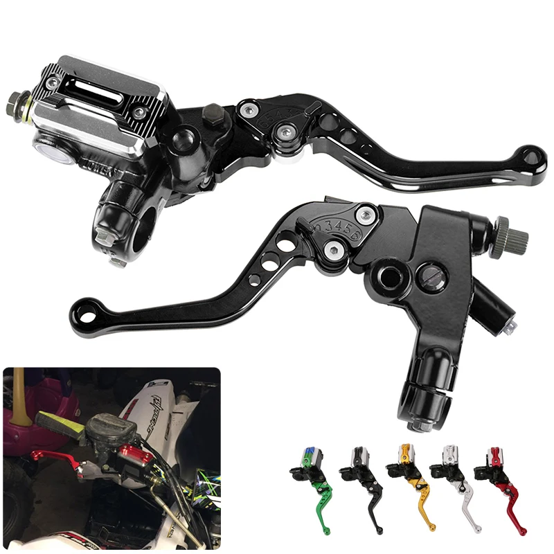 2 Pcs Universal 7/8&quot; Motorcycle Hydraulic ke Clutch Lever with Hydraulic Master  - $354.47