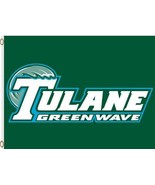 Tulane Green Wave Flag 3x5ft - $341.18 MXN