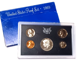 1969 U.S. Special Mint 40% SILVER PROOF Set in Original Packaging - £19.78 GBP