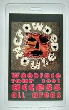 Crowded House Woodface Backstage Pass Original 1991 Concert Tour Split Enz - £14.03 GBP