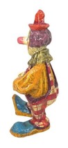 VTG 70&#39;s large paper mache clown figurine folk art 9 3/4&quot; Saldana Mexico - £47.36 GBP