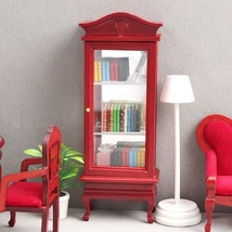 AirAds Dollhouse (Wholesale 10) 1:12 Miniature FurnitureDisplay Cabinet bookcase - £68.14 GBP